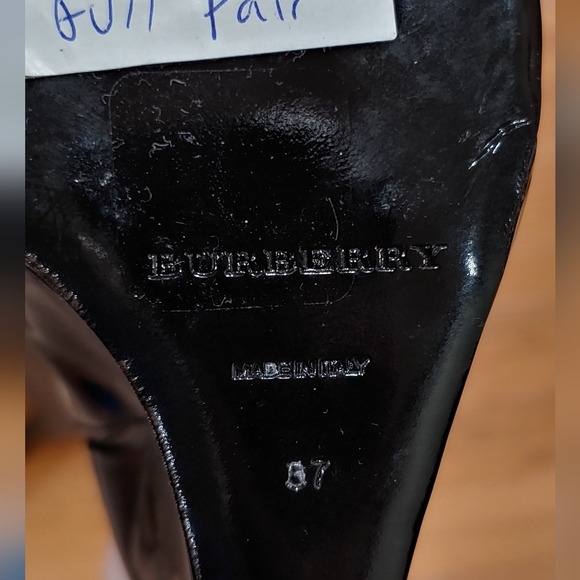 NEW! Burberry Peep Toe Boots - Picture 8 of 11